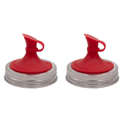 Silicone Oil Cruet Pour Lid for Mason Jars