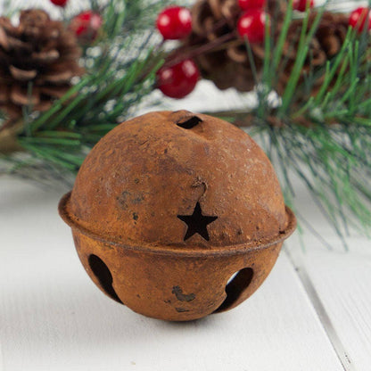 Rusty Tin Sleigh Bell 65mm