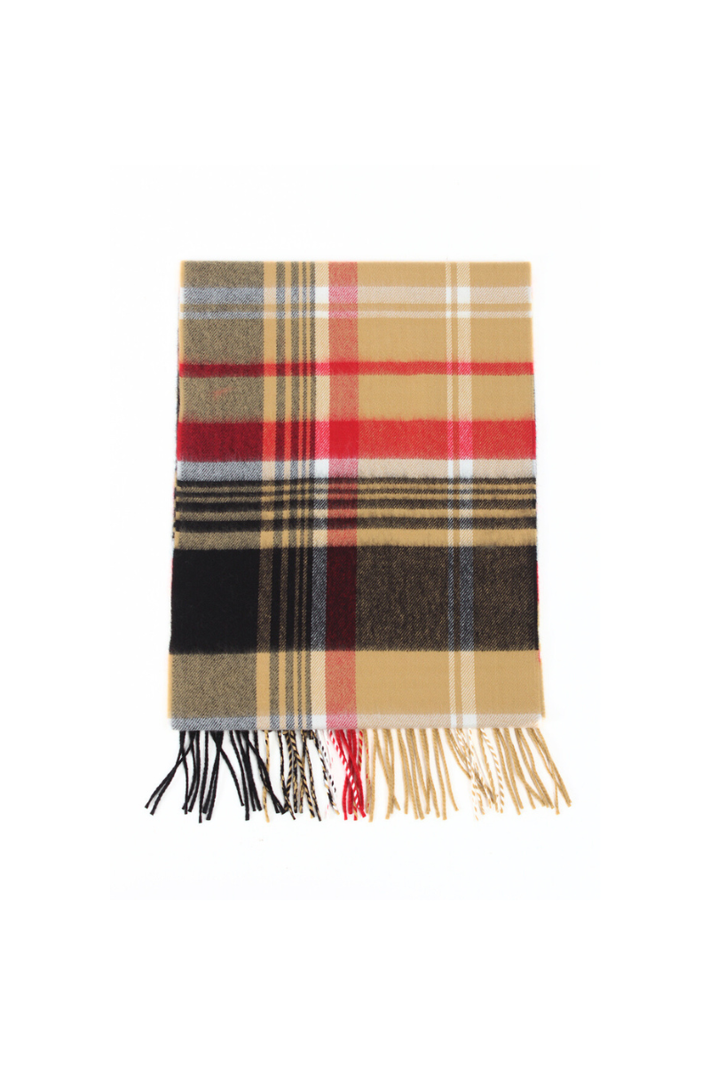 Softer than Cashmere PLAID BUFF Vegan Cashmere Touch Scarves
