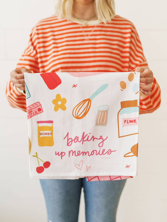 Baking Up Everyday Memories Kitchen Tea Towel