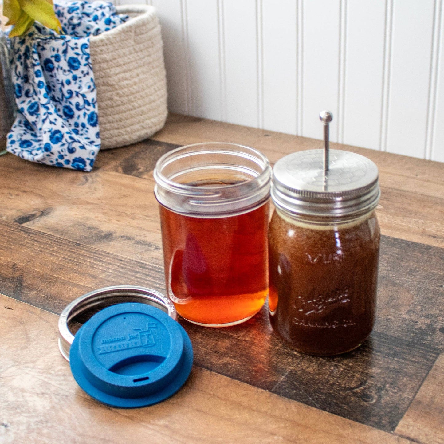 Honey Dipper Stainless Steel Lid for Mason Jars