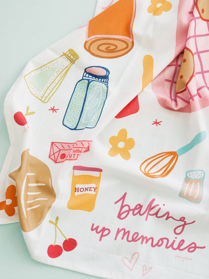 Baking Up Everyday Memories Kitchen Tea Towel