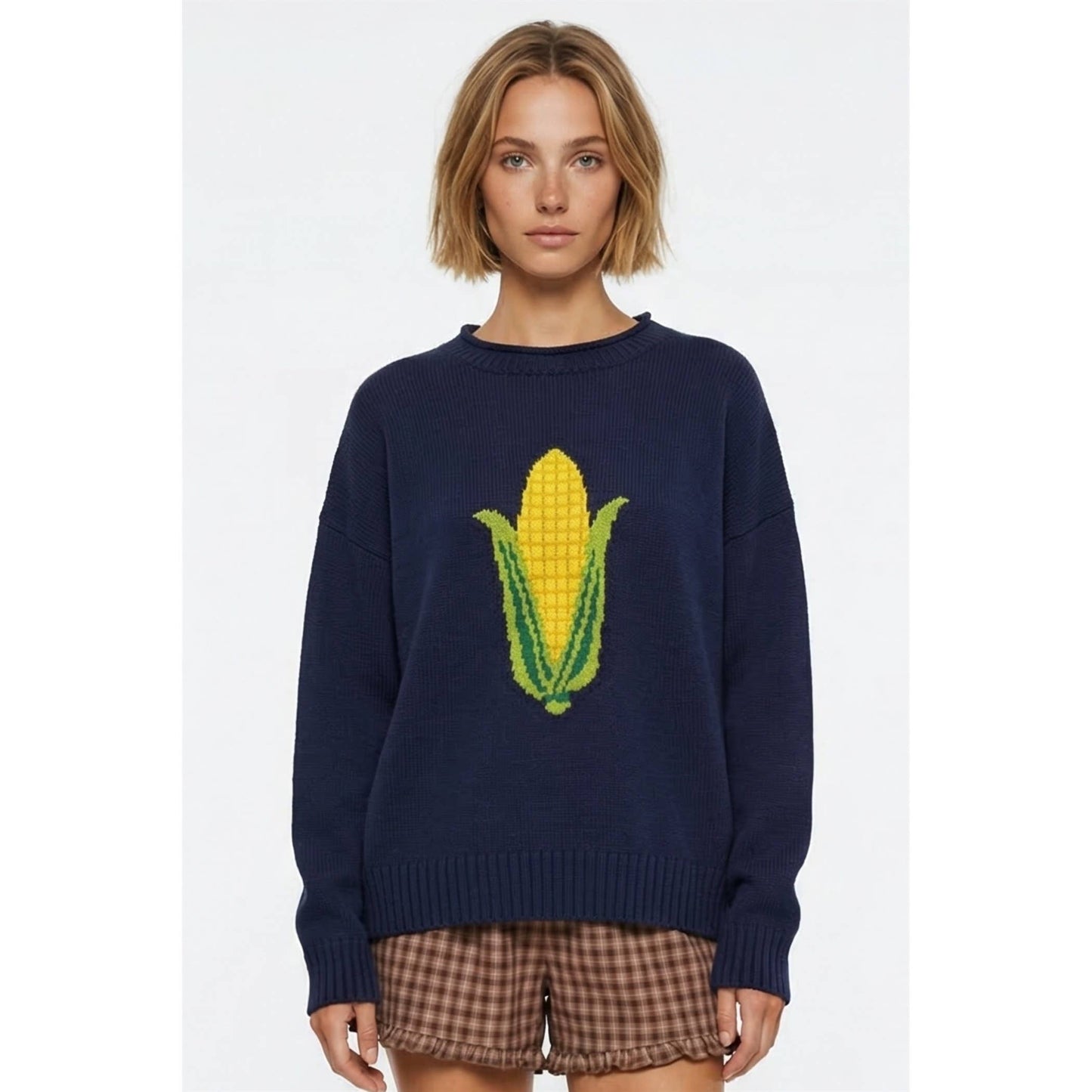 Corn pullover sweater