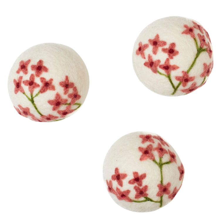 Wool Dryer Ball- Hydrangea