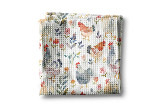 Chicken Rooster Farmhouse Kitchen Towel