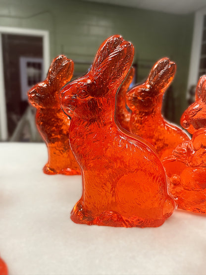 German Clear Toy Red Rabbit Candy