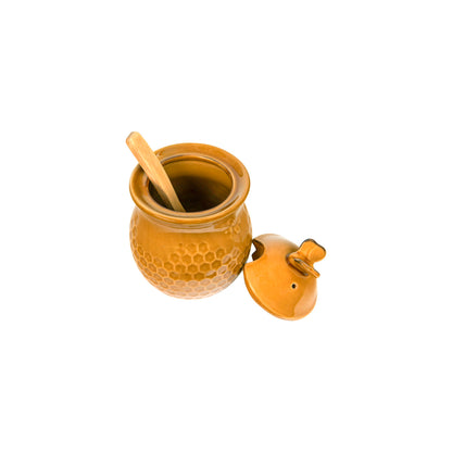 Honey Jar with Honey Dipper