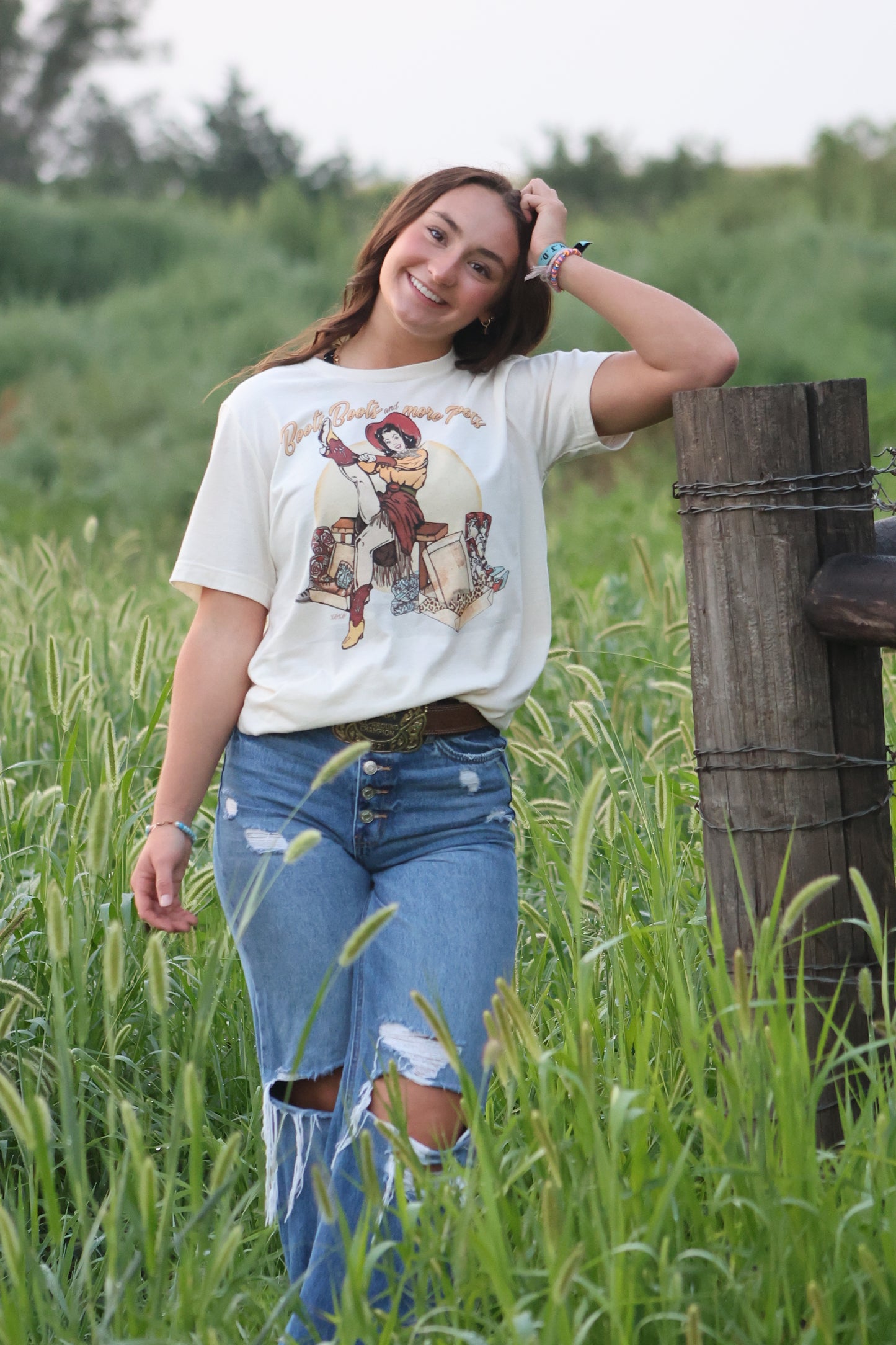 XOXO Boots Short Sleeve T Shirt