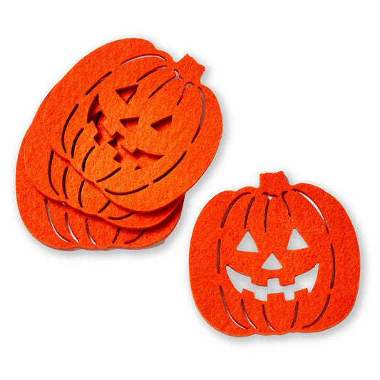Jack-O-Lantern Coaster Set Of 4