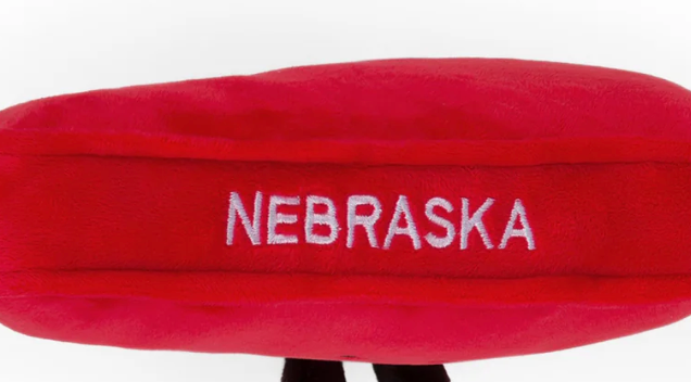 Nebraska Keychain Stuffed States Plush - Bag Charm