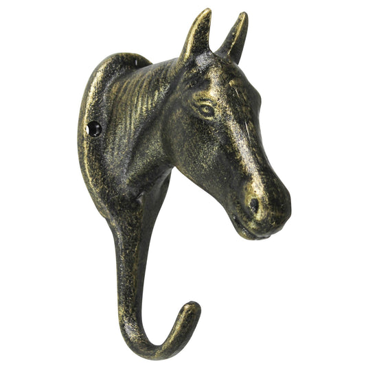 Horse Wall Hook, Cast Iron