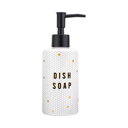 8.5oz Honeycomb Tile Dish Soap Dispenser- Home Decor & Gifts
