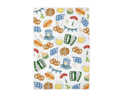 Bavarian German Kitchen Towel Oktoberfest Gift Decor