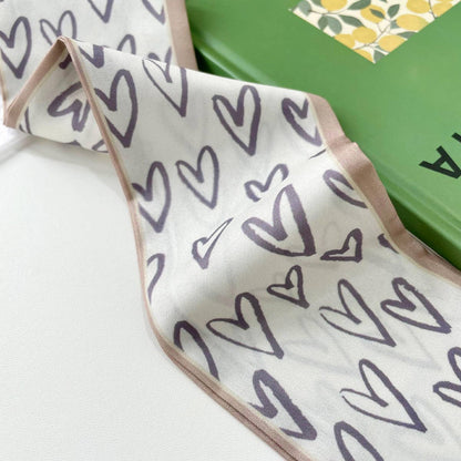 Neutral Long Twilly Scarf