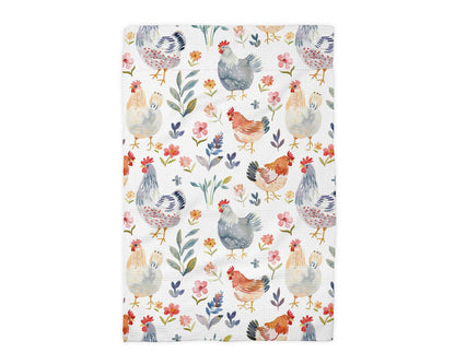 Chicken Rooster Farmhouse Kitchen Towel