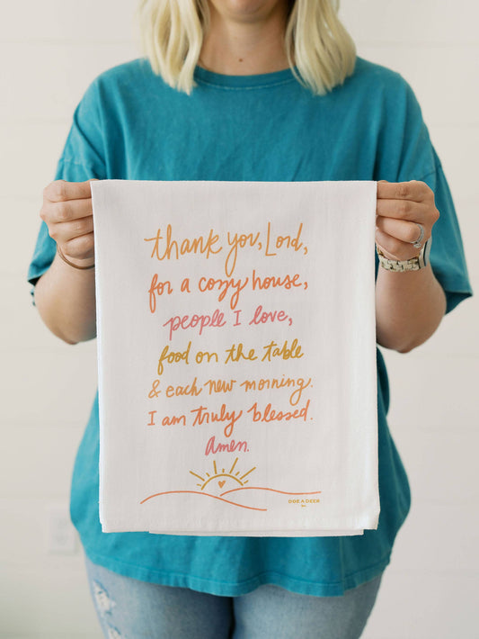 Thank You Lord - Flour Sack Towel