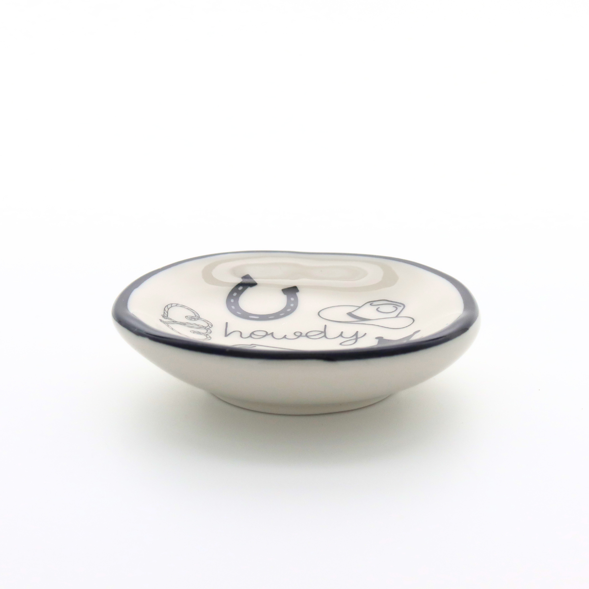 Ring Dish Howdy Western