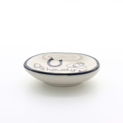Ring Dish Howdy Western