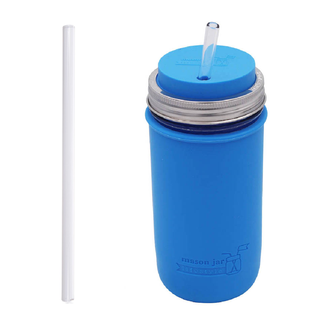 Long Glass Straws for Quart and Pint & Half Mason Jars