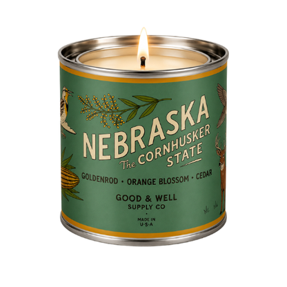 Nebraska State Soy Candle