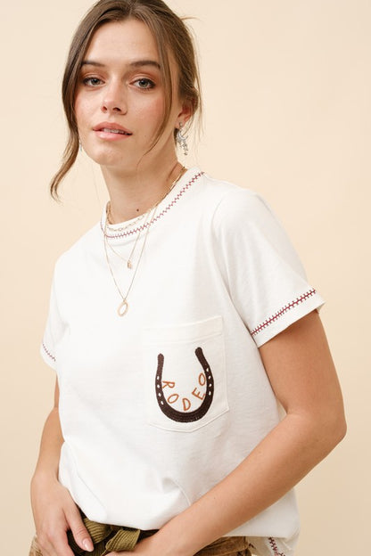 Western Rodeo Pocket T-Shirt