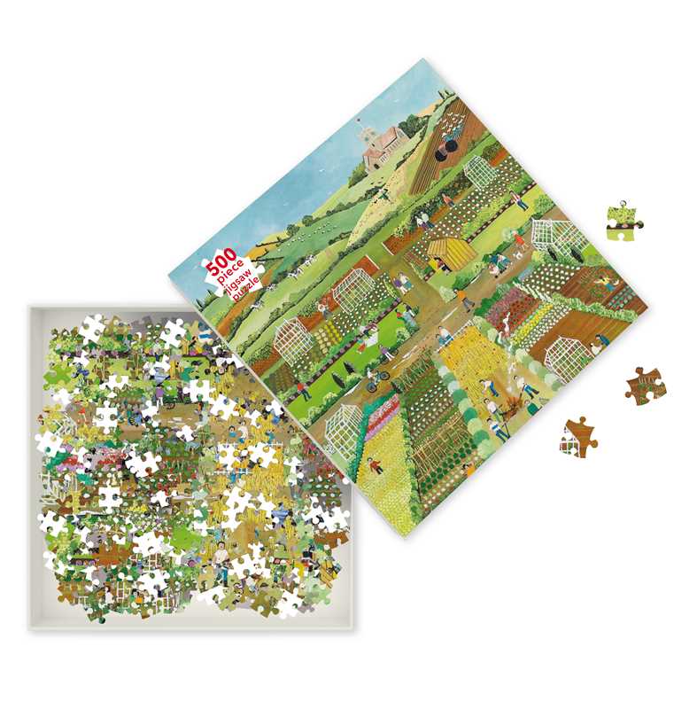 Adult Jigsaw Puzzle Judy Joel: Allotments, 2012 (500 pieces) by