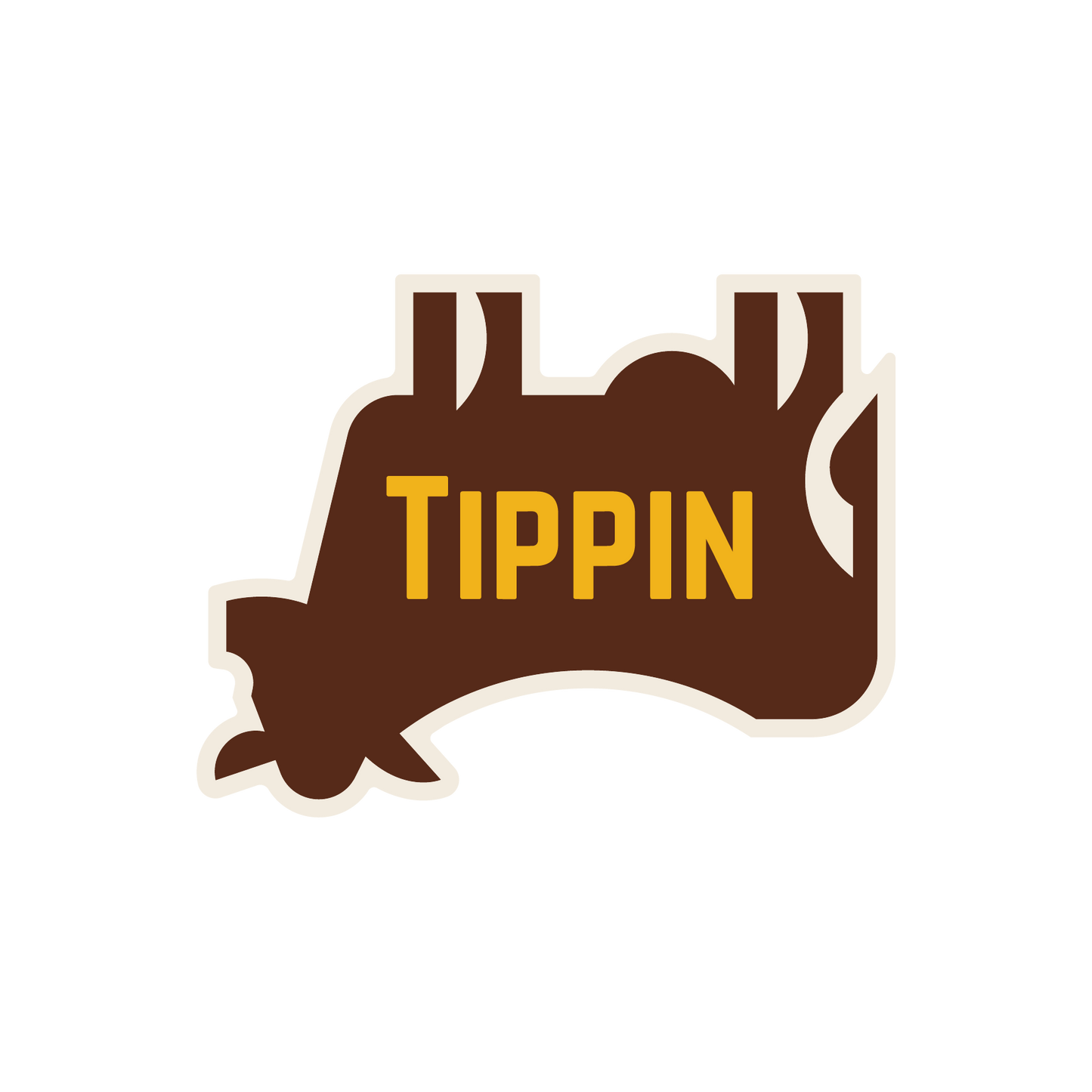 Cow Tippin Sticker