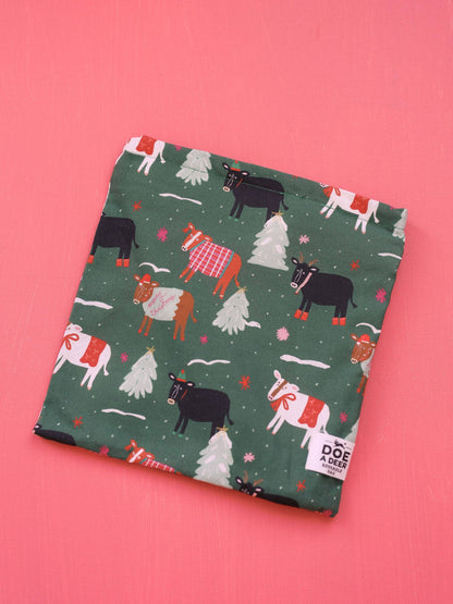 Christmas Cows Snack Bag