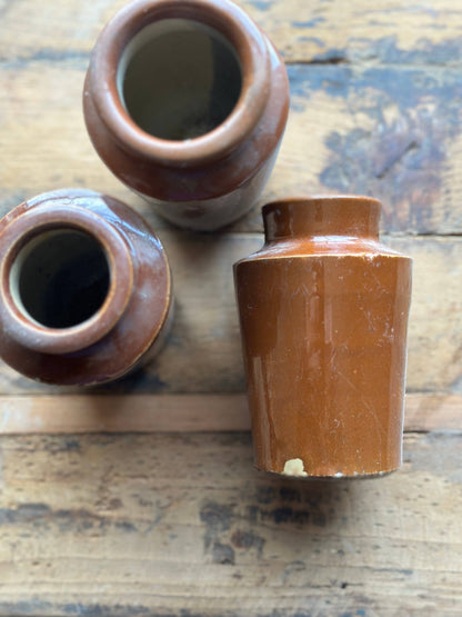 Vintage Stoneware Spice Jar