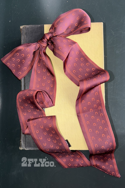 My Lucky Twilly Scarf in Wine