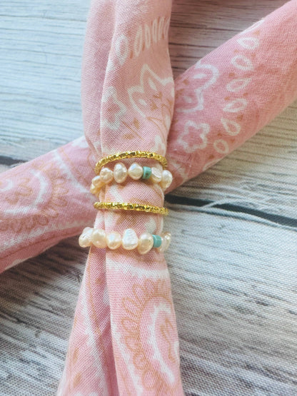 Gold or Silver Stacker Bandana Charm