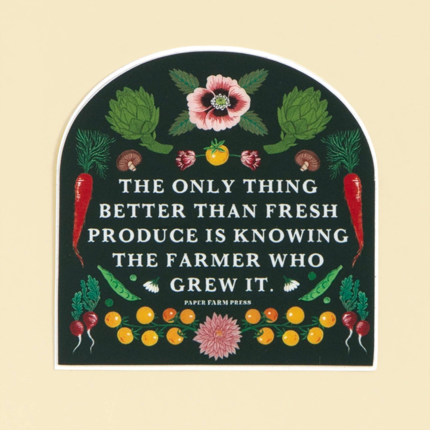 Knowing The Farmer Decal Sticker