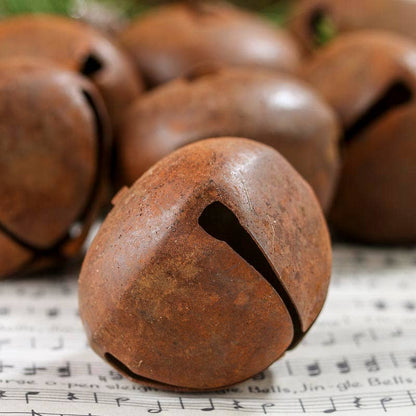 2-1/2" BIG Rusty Tin Jingle Bells