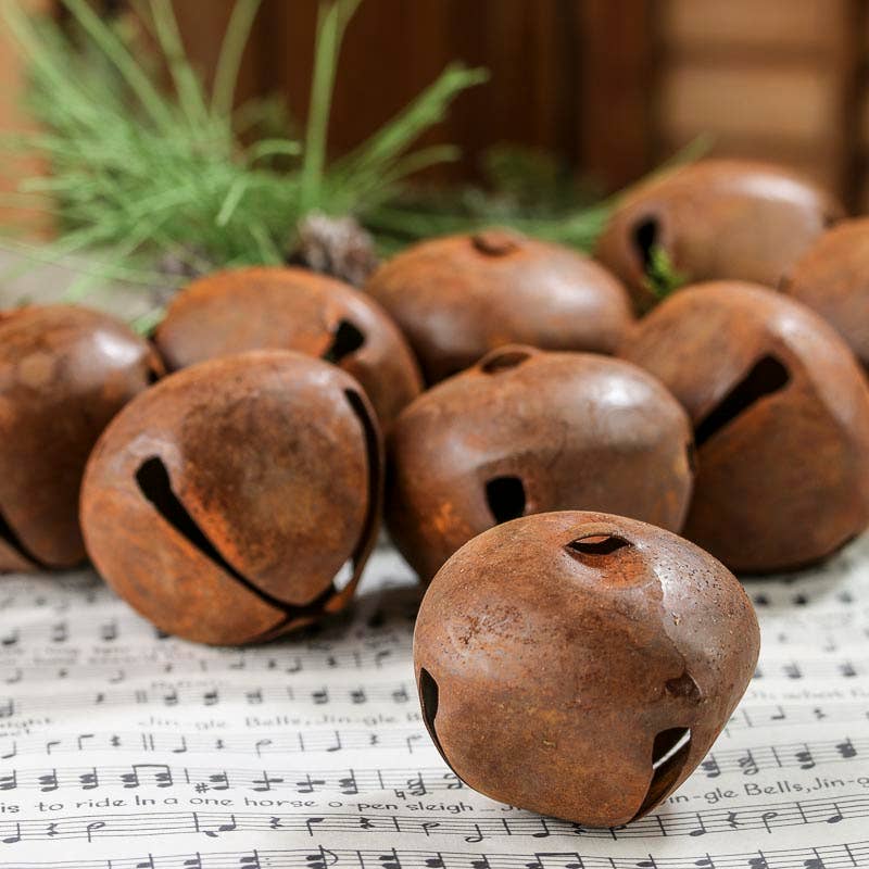 2-1/2" BIG Rusty Tin Jingle Bells