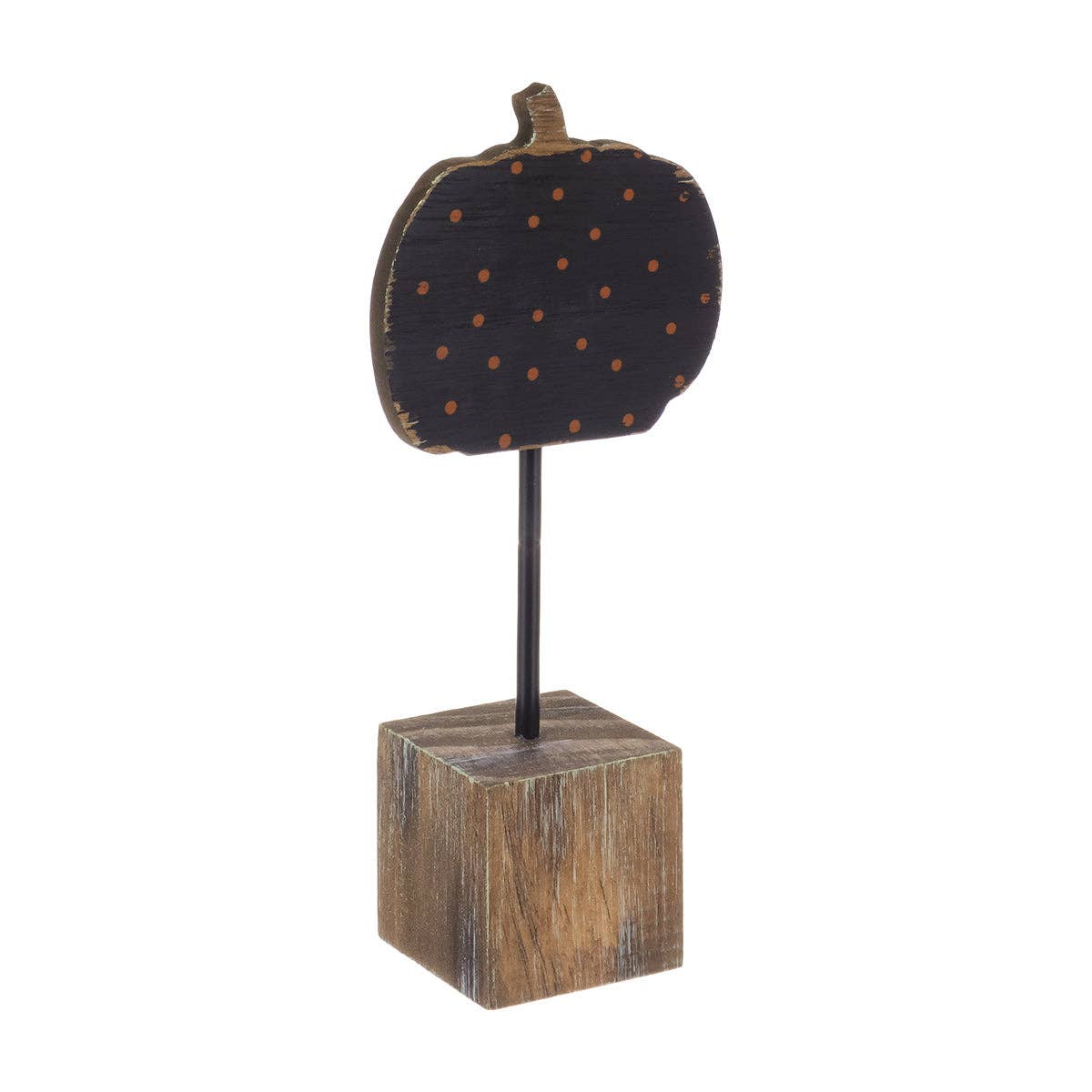 CA-4320 - Orange Dot Halloween Pumpkin on Base