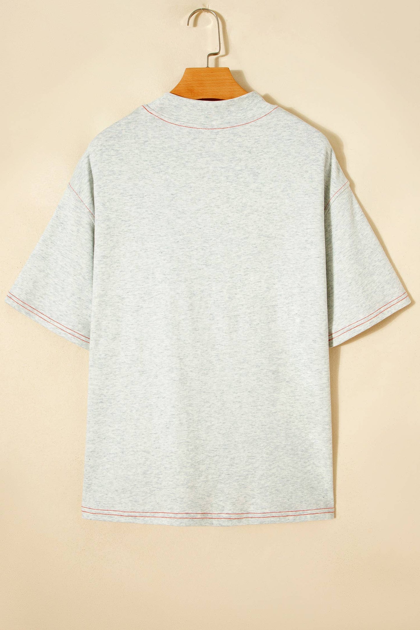 66Game Day Reversible Mock neck Contrast-Stitched Tee (S-XL)
