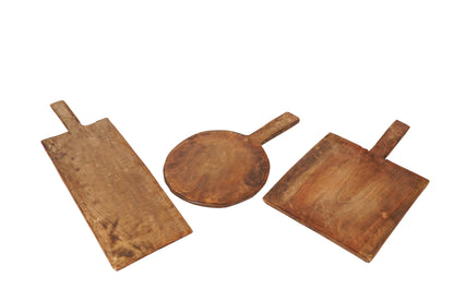 Rustic Farmhouse Wood Pizza Board-Tray-Natural Wood Tone