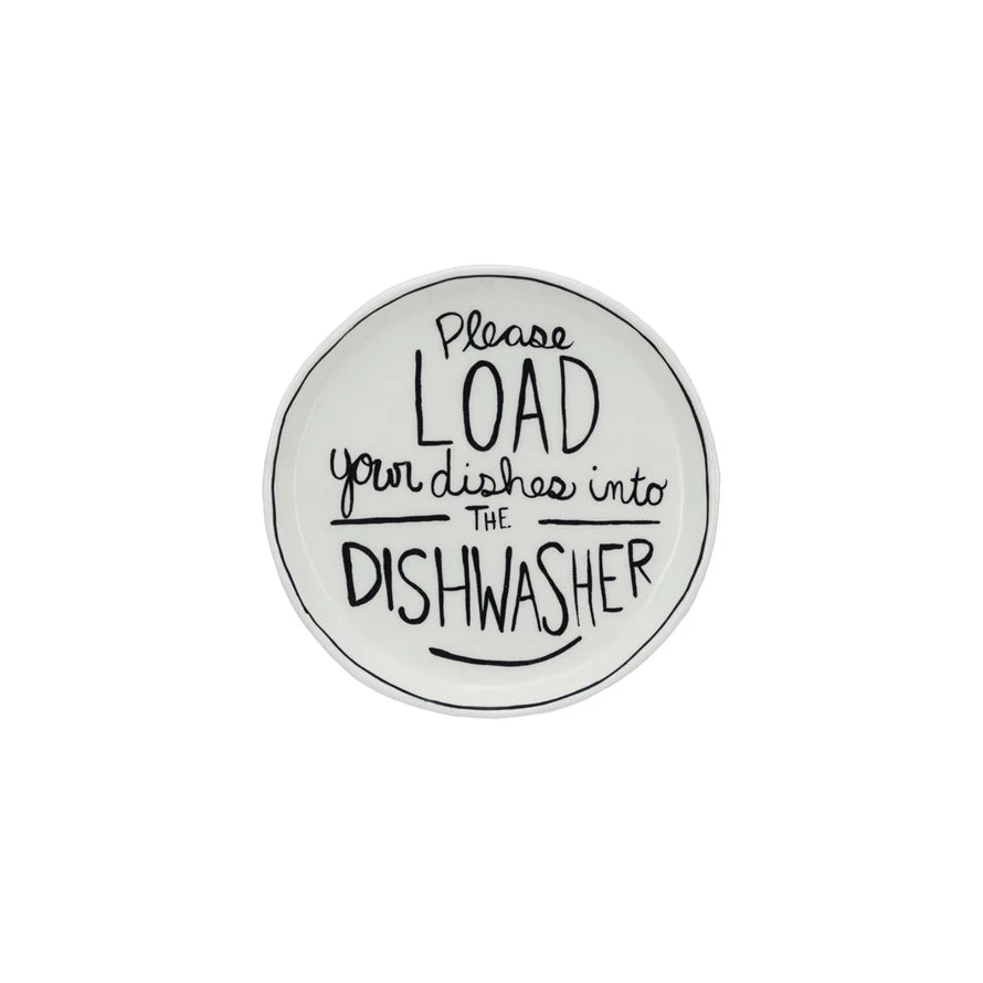 Stoneware Dish w/ Saying