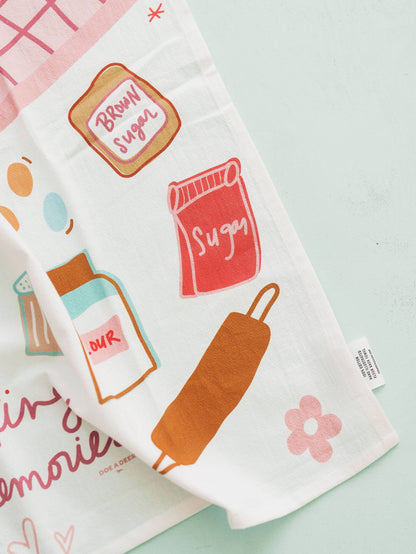 Baking Up Everyday Memories Kitchen Tea Towel