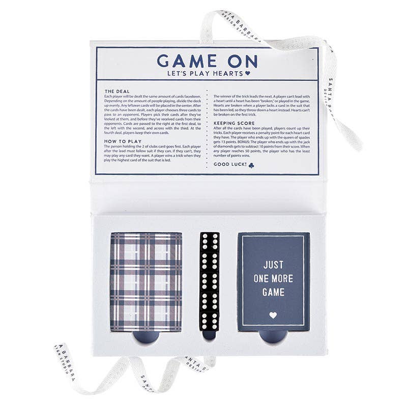 Cards + Dice Book Box - Lake Game Night