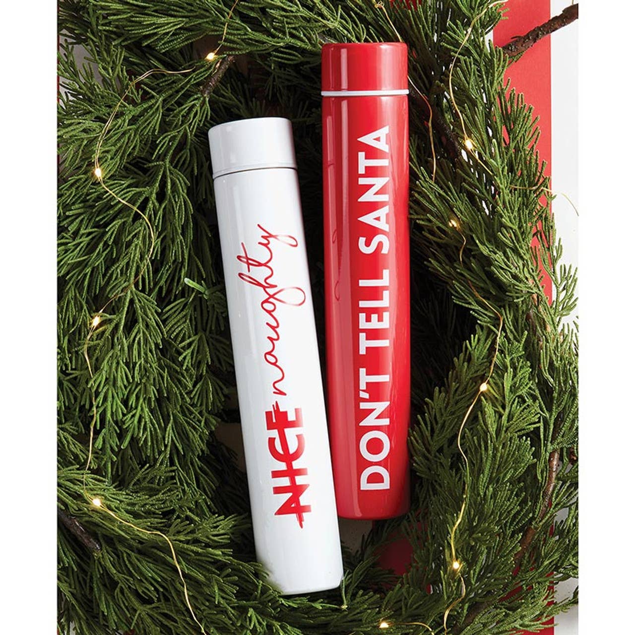 Flask Bottle - Don't Tell Santa