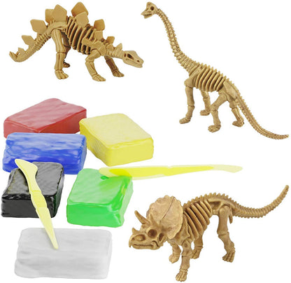 Dino Clay Models with Modeling Clay