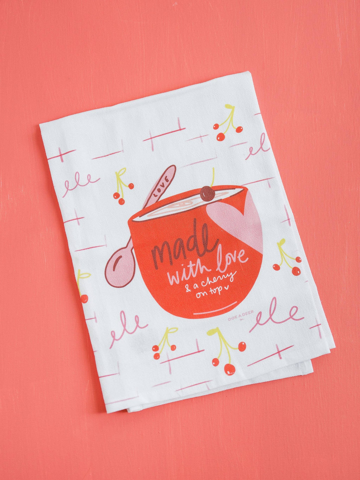 Cherry On Top Flour Sack Towel