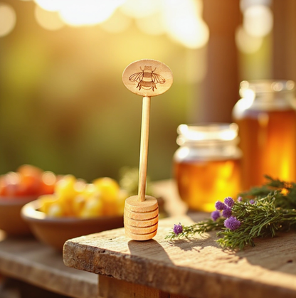 Bamboo Honey Dipper Spoon | Summer Bestseller