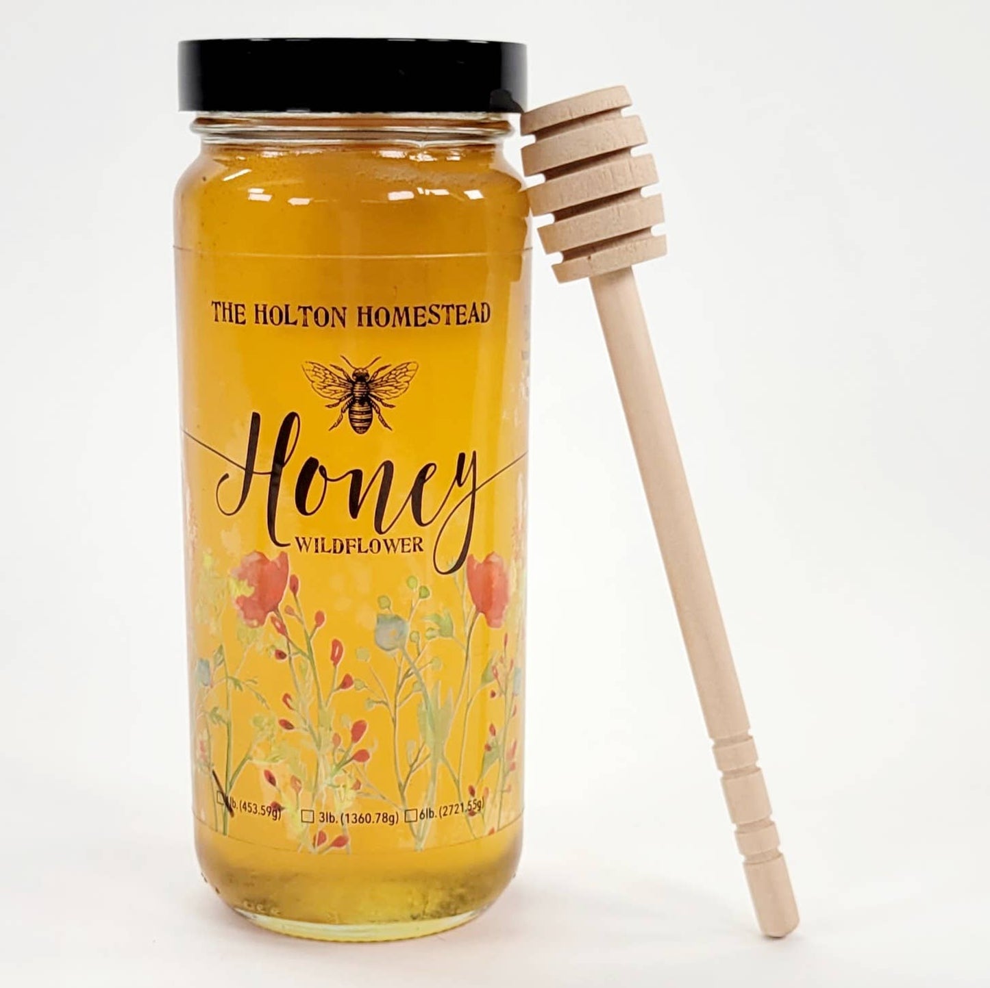 Wooden Honey Dipper