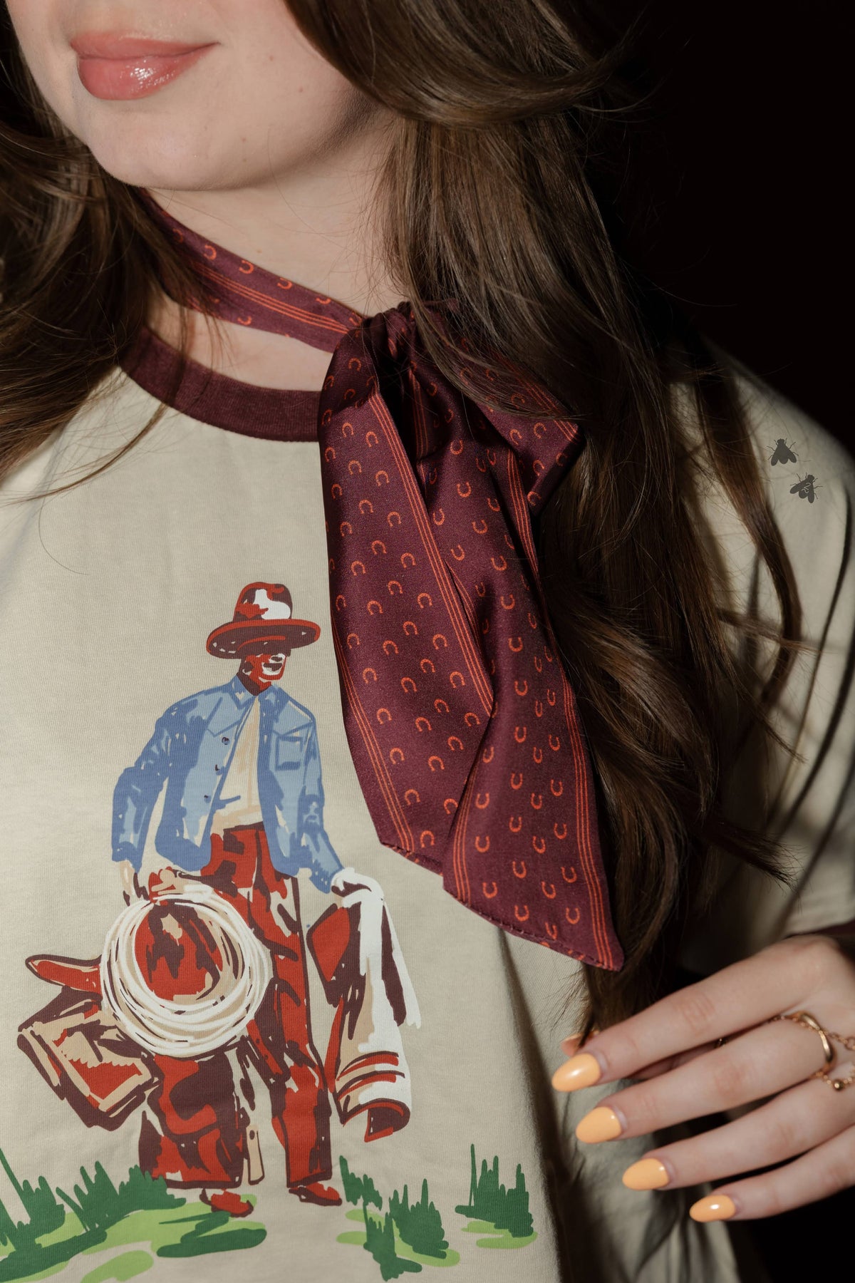 My Lucky Twilly Scarf in Wine