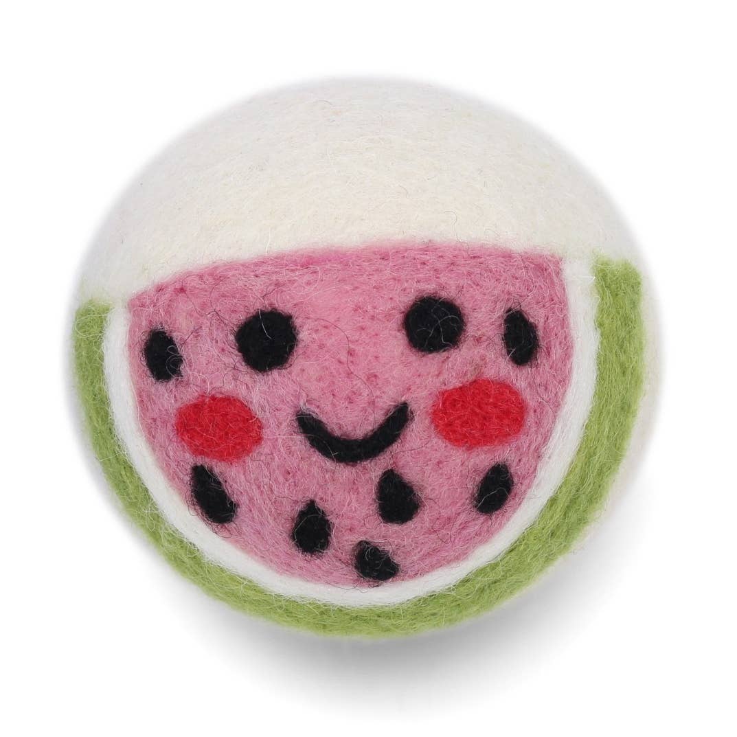 Fruits: Strawberry, Pear, Plum, Bananas... Wool Dryer Balls