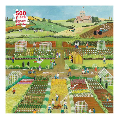 Adult Jigsaw Puzzle Judy Joel: Allotments, 2012 (500 pieces) by