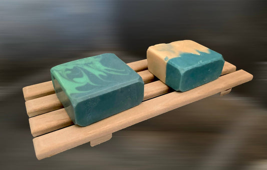 4" x 10" spa soap tray - made of repurposed red alder wood