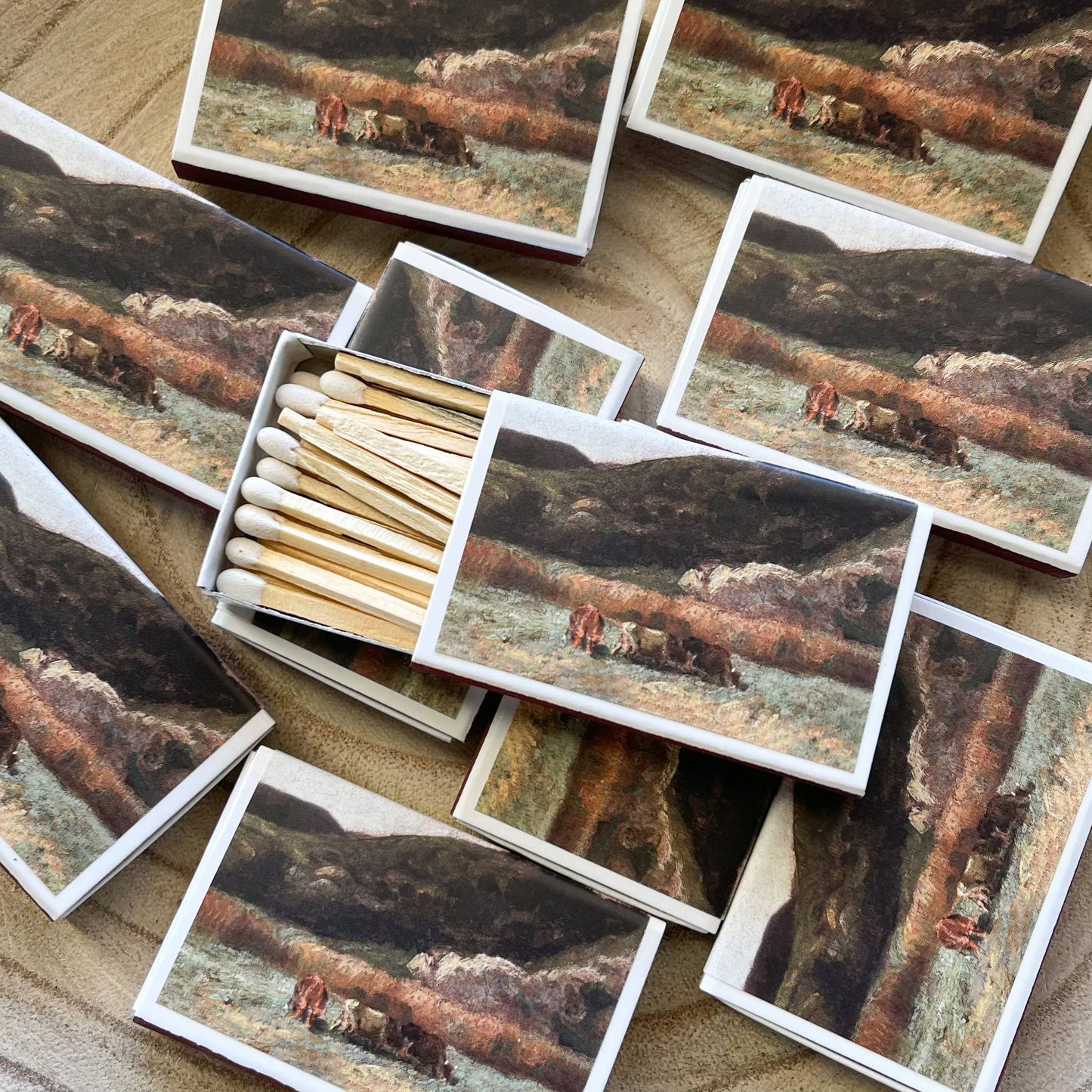 Tumbleweed Cattle Match Set // Vintage Landscape